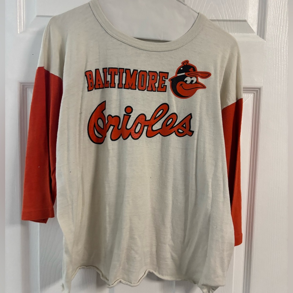 Baltimore Orioles 3/4” Baseball tee
